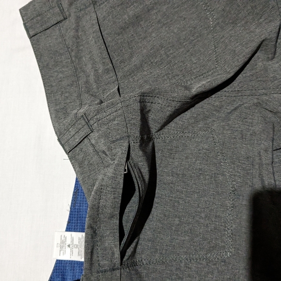 Wind river cargo pants womens gray 8x32 zipper and button front closure pockets - Picture 8 of 11